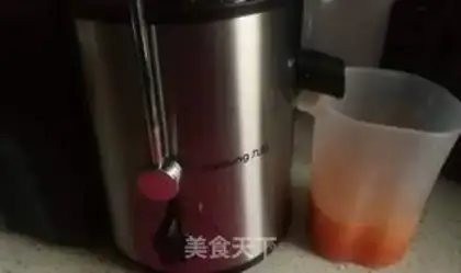 Make Carrot orange juice step 6