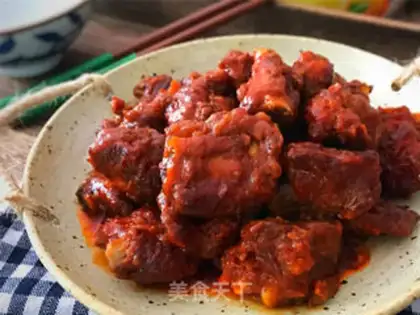 Make Cheese juice ribs step 9