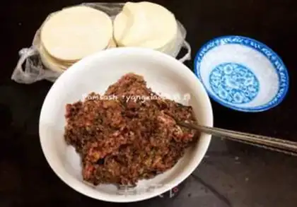 Make Three willow dumplings step 4