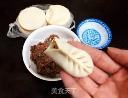 Make Three willow dumplings step 6