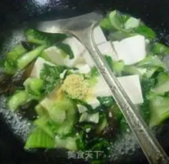 Make Blackwood, green bean curd step 8