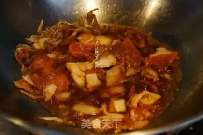 Make Sour pork stew, tofu step 5