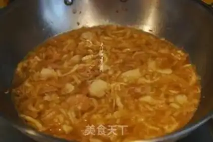Make Sour pork stew, tofu step 7