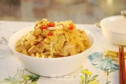 Make Sour pork stew, tofu step 10