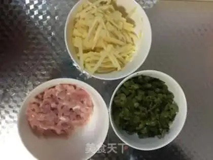 Make ♪ Winter snow veal ♪ step 0