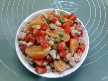 Make Orange carrot chicken step 15