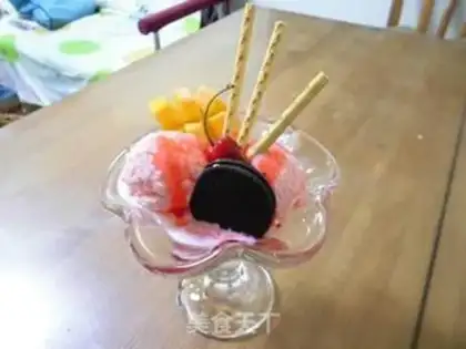 Make Easy strawberry ice cream step 4