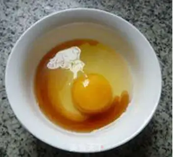 Make Double egg fried rice step 1
