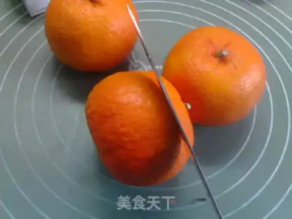 Make Sweet orange bowls of steam pudding step 1