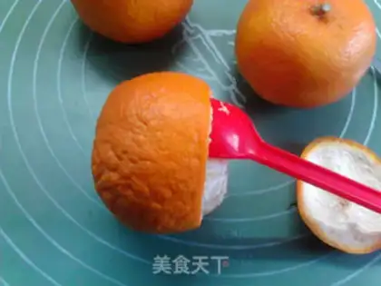 Make Sweet orange bowls of steam pudding step 3
