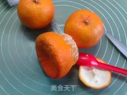Make Sweet orange bowls of steam pudding step 4