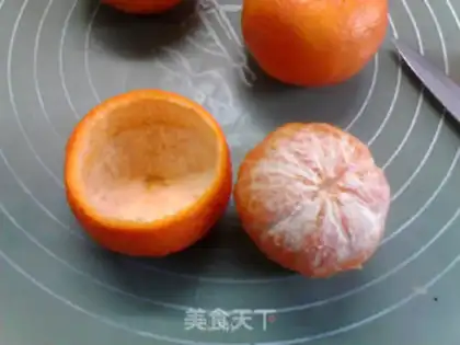 Make Sweet orange bowls of steam pudding step 6