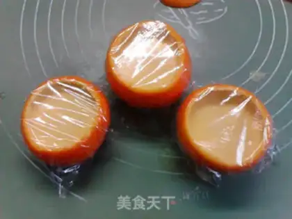 Make Sweet orange bowls of steam pudding step 11