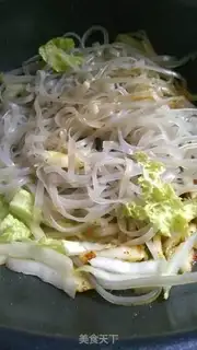 Make Pink fries and spicy cabbage step 4