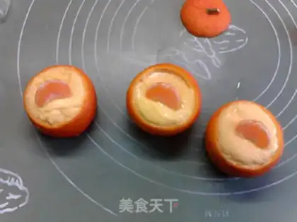Make Sweet orange bowls of steam pudding step 13