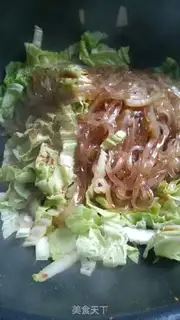 Make Pink fries and spicy cabbage step 7