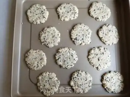 Make Sesame biscuit step 5
