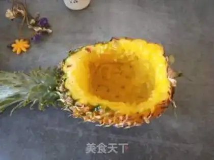 Make Pineapple rice step 4