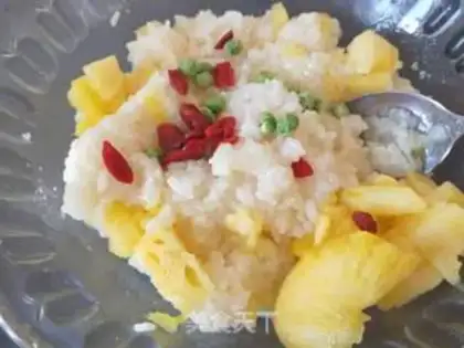 Make Pineapple rice step 7