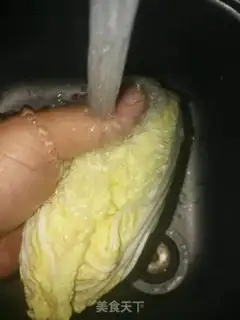 Make Fresh water cabbage step 1