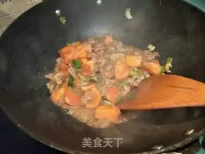Make Beef with cabbage step 2