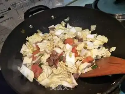 Make Beef with cabbage step 3