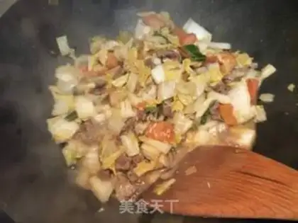 Make Beef with cabbage step 4