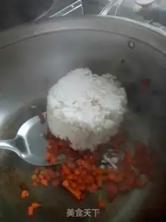 Make Carrot fried rice step 7