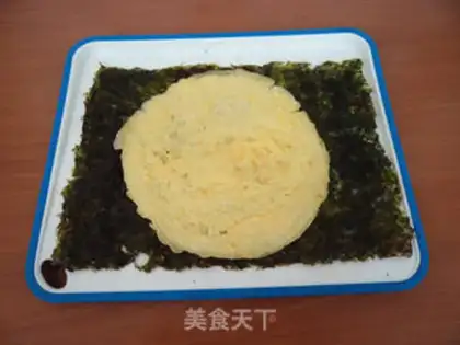 Make Seaweed egg buns step 5