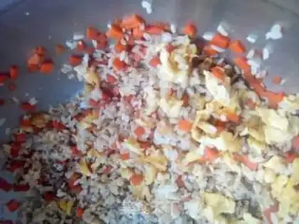 Make Carrot fried rice step 8