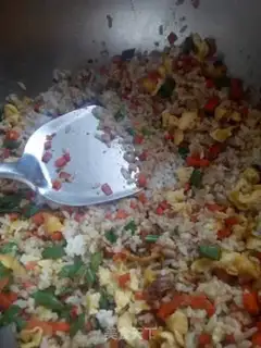 Make Carrot fried rice step 9