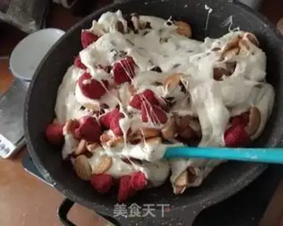Make Red Snow Souffle step 7