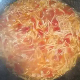 Make "The golden mushroom of the fruit." step 4