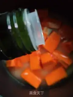 Make Pumpkin rice step 2
