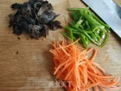 Make Fish apricot mushroom step 1