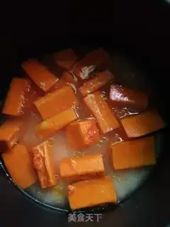Make Pumpkin rice step 4