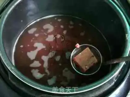 Make Red bean rice soup step 4