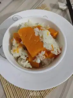 Make Pumpkin rice step 6