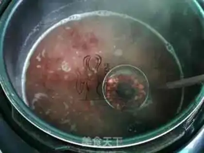 Make Red bean rice soup step 5