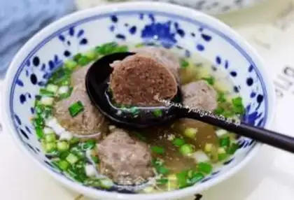Make Homemade beefballs step 15