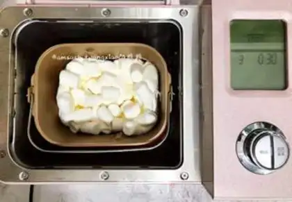 Make Pink blueberry ox step 8