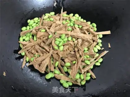 Make The green peppers are dry step 4