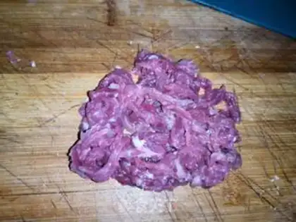 Make Sausage carrots, fried meat step 3