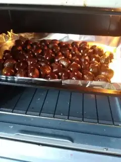 Make Baked chestnuts step 4
