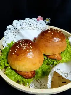 Make Take the chicken burger step 15