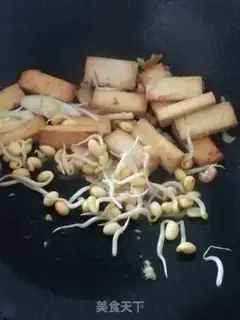 Make Tofu sprouts step 4