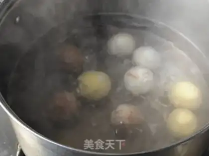 Make Cinnamon sesame soup step 10