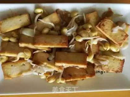 Make Tofu sprouts step 5