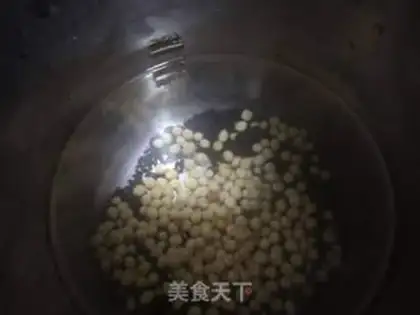 Make Black bean milk step 1