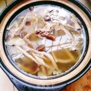 Make Tea, mushroom, bone soup step 6
